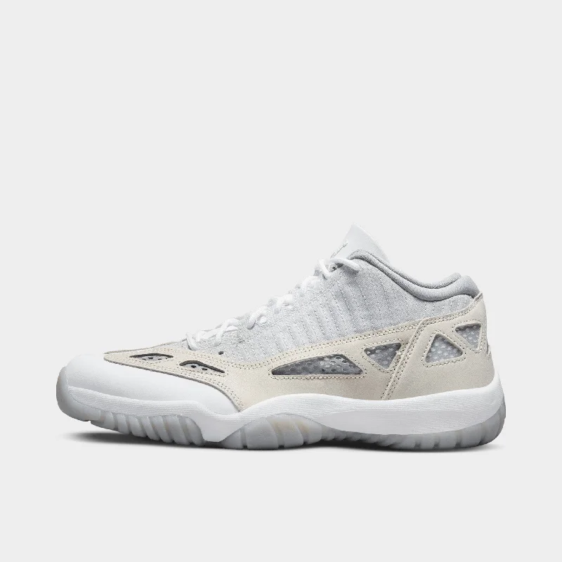 Jordan 11 Retro Low IE Light Orewood Brown / Neutral Grey - White