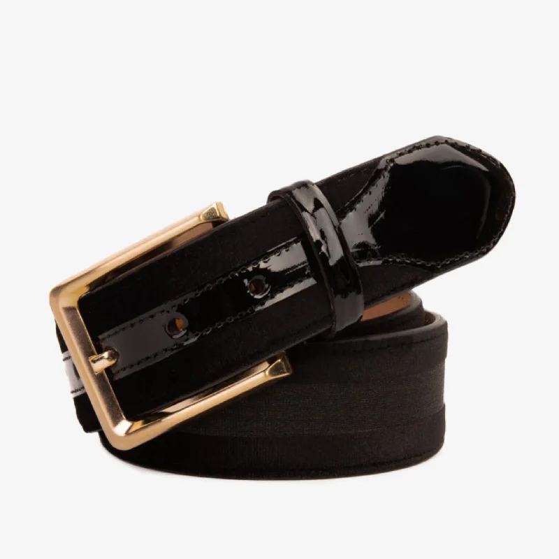 The Pontalto Black Leather Belt