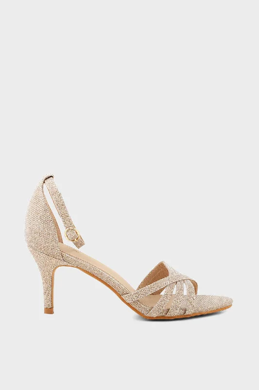 Party Wear Sandal I23718-Champagne