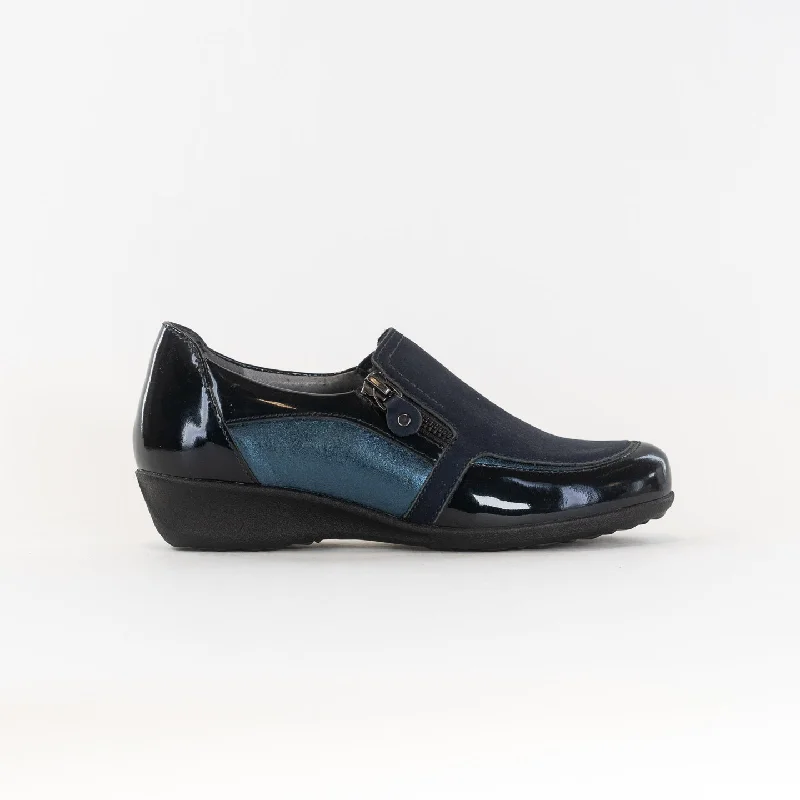 Drew Padua (Women's) - Navy Leather Combo